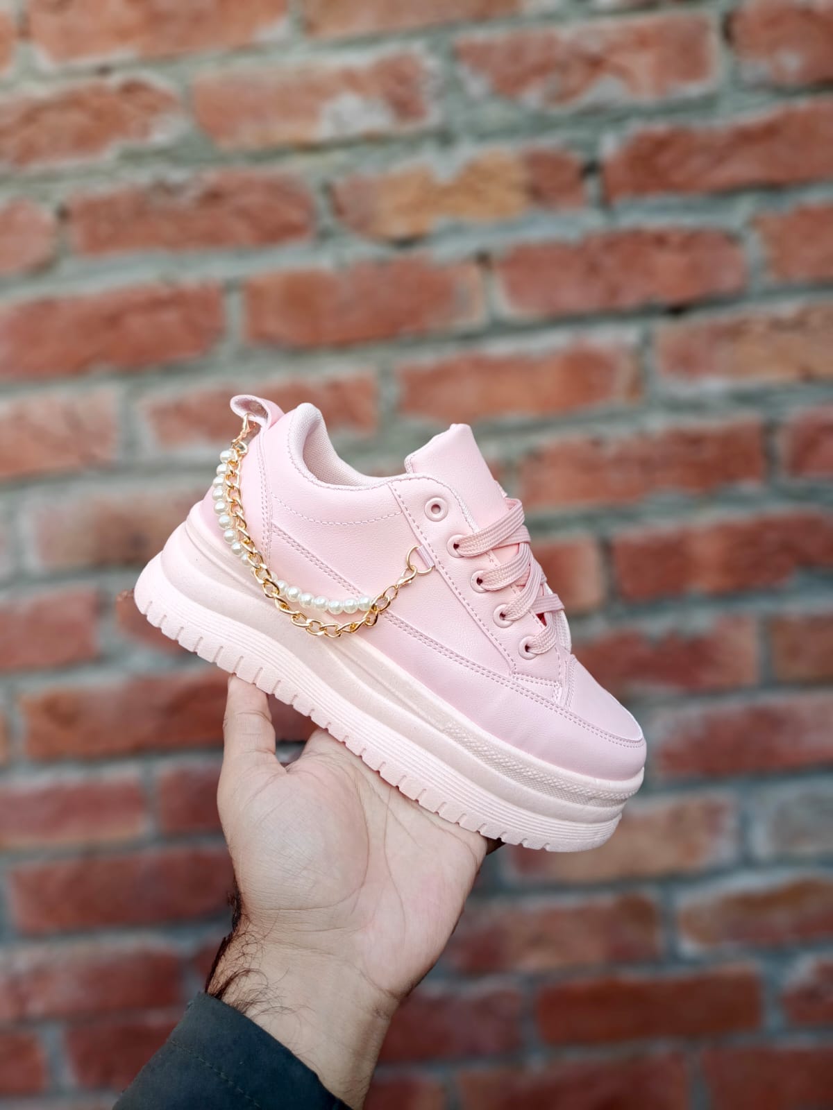 "Stylish Double Bangle Sneakers for Girls – Trendy & Comfortable Footwear"