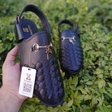 Inspire Men’s Black Traditional Peshawari Sandal – Handcrafted, Premium Comfort