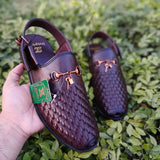 Inspire Men’s Black Traditional Peshawari Sandal – Handcrafted, Premium Comfort