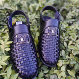 Designer-Inspired Peshawari Sandals for Men – Black, Synthetic, Premium Quality