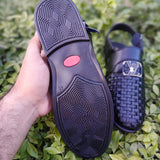 Designer-Inspired Peshawari Sandals for Men – Black, Synthetic, Premium Quality