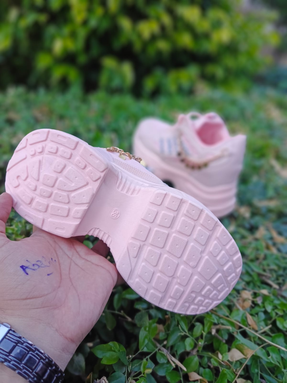 2025 Chunky Sneakers with Golden Charm – Premium Street Style for Women