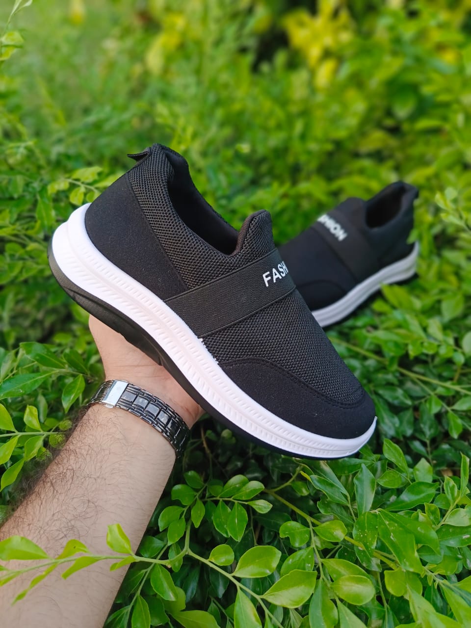 Women’s Casual Fashion Sneakers | Lightweight Slip-On Breathable Jogging Shoes –
