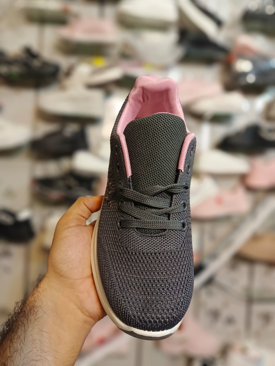 Women's sports shoes Breathable casual soft sole single shoes autumn flying mesh shoes running shoes