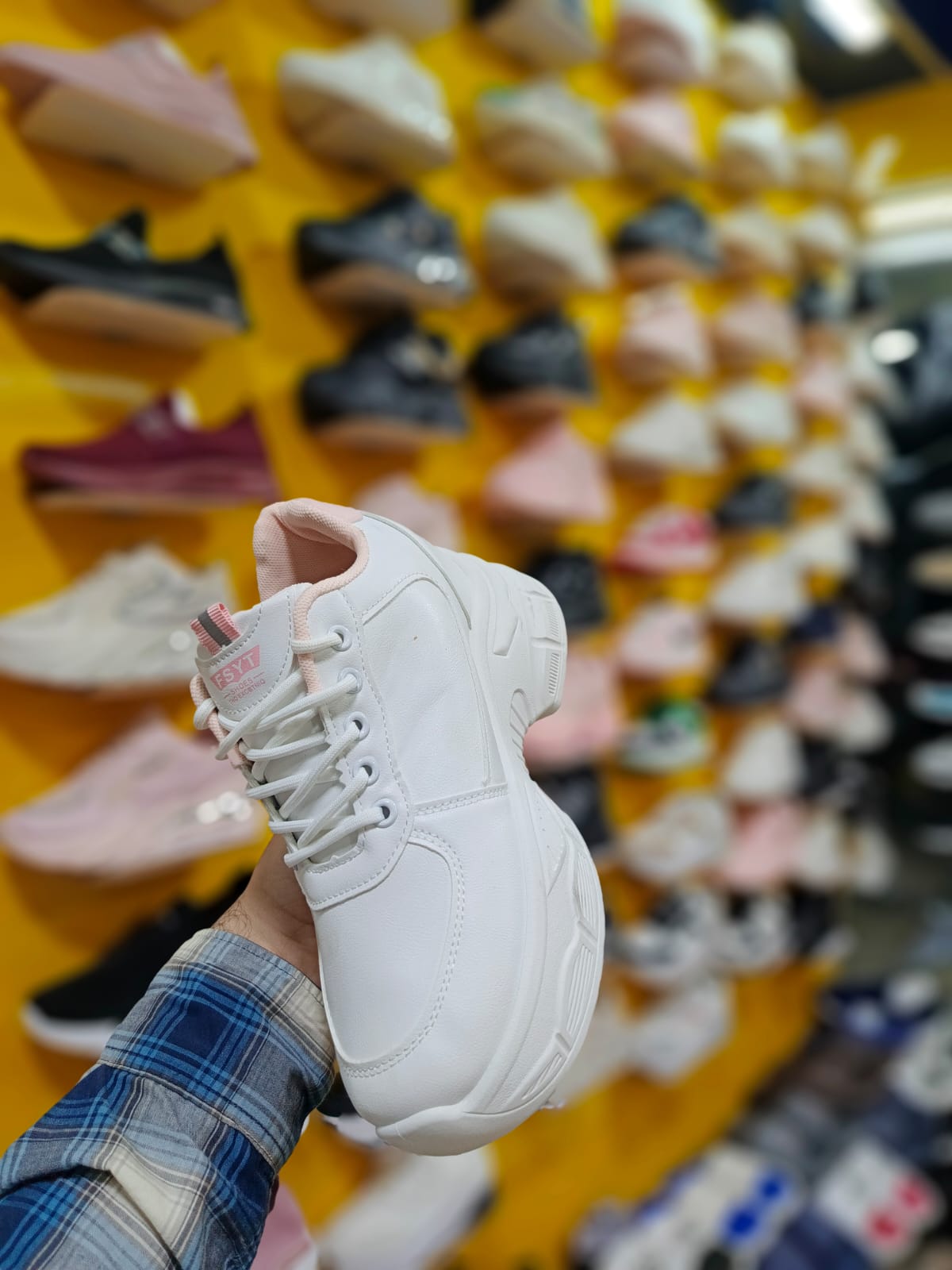 Classic Chunky Sneakers Women Lace Up High Heels Round Toe Platform Shoes for Women Flats Vulcanize Shoes Plus Size Zapatillas