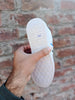 White-Multi plain flat sole sneaker -daily use -easywearing