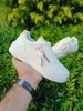 Girls’ White High-Sole Sneakers | Stylish Casual Trainers – RajaFootwear.pk