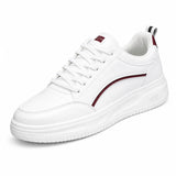 Women's White Casual Sneakers – Lightweight Comfortable Fashion Shoes