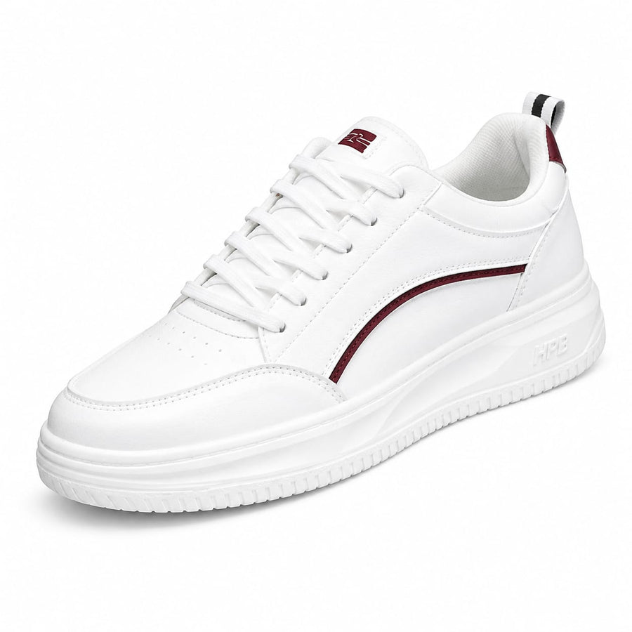 Women's White Casual Sneakers – Lightweight Comfortable Fashion Shoes
