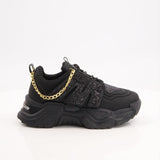 Royal fashion-double sole sneaker-for girl/womens-black color